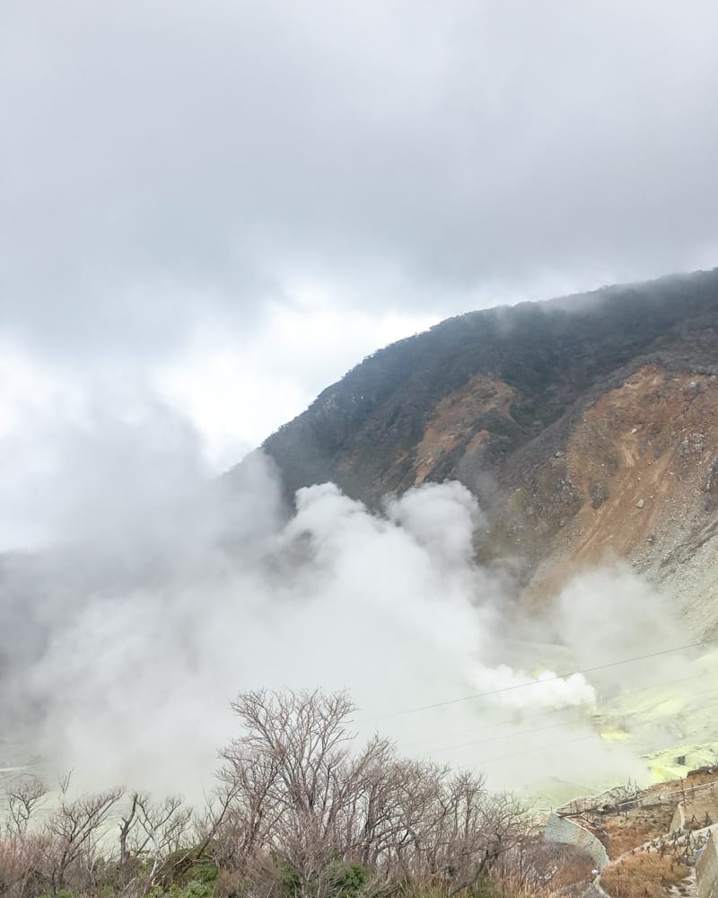 Owakudani in Hakone, Valley of hell