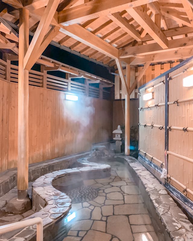 Private onsen in Kinosaki
