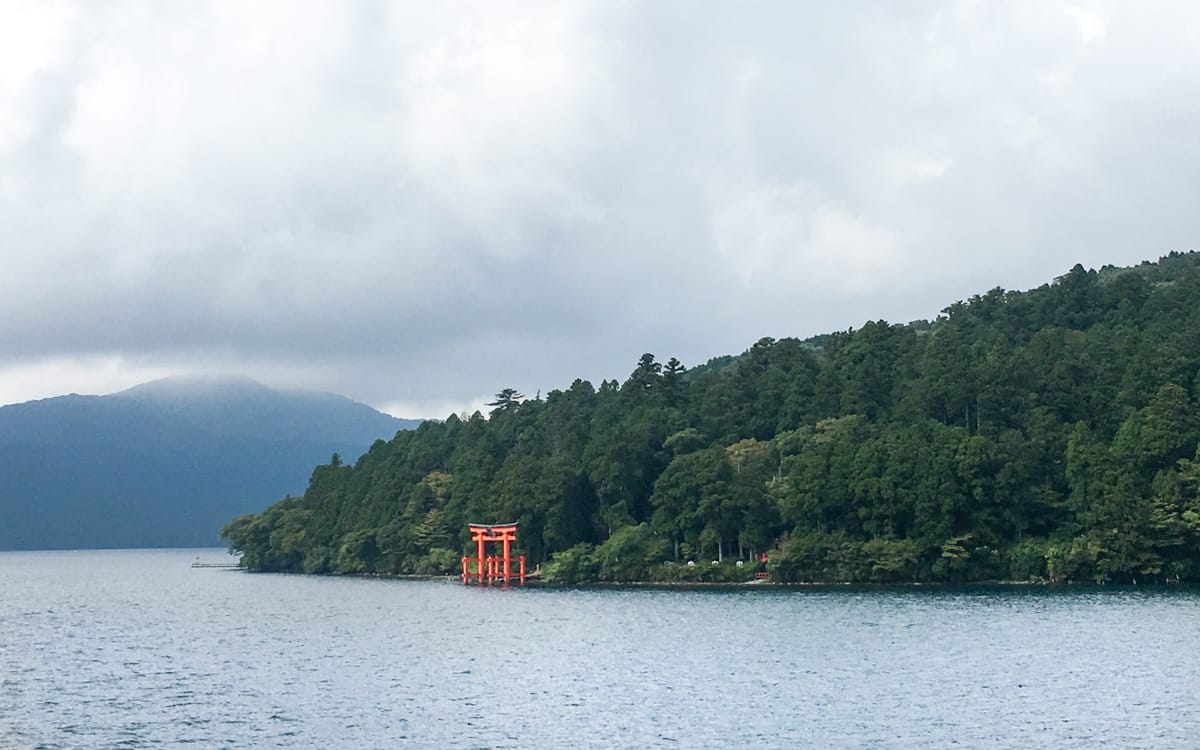 Lake Ashinoki Torri Gate