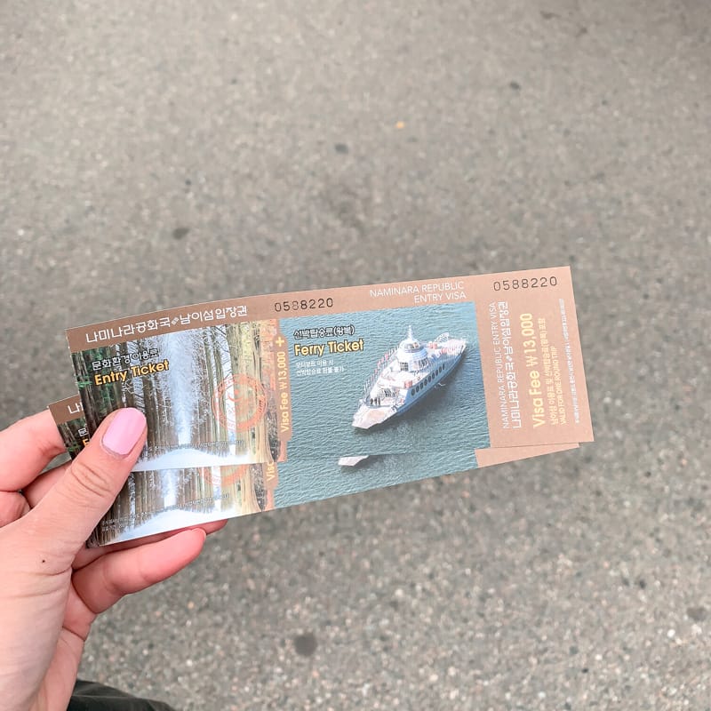 Nami Island tickets